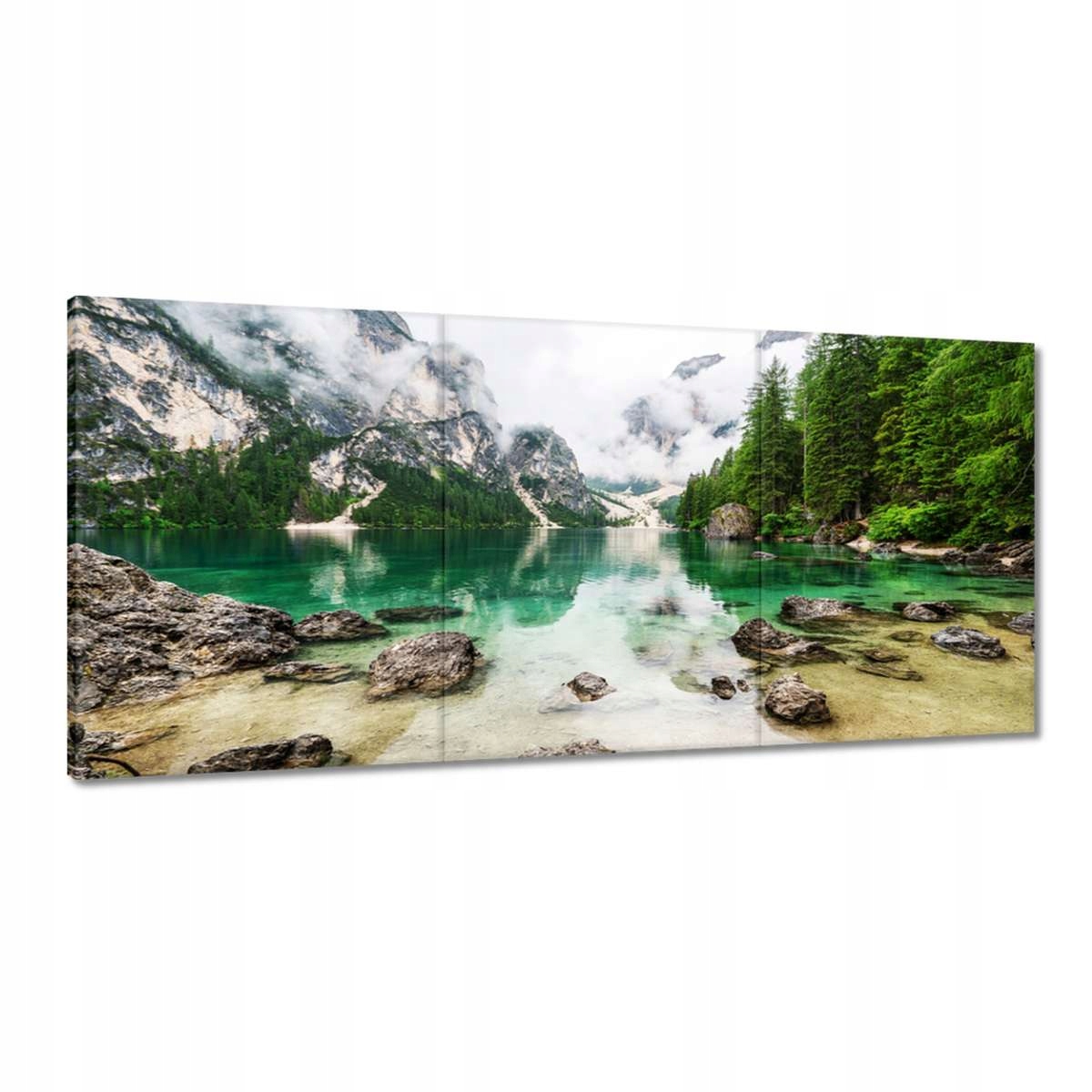 Obrazy 210x100 Horské jazero