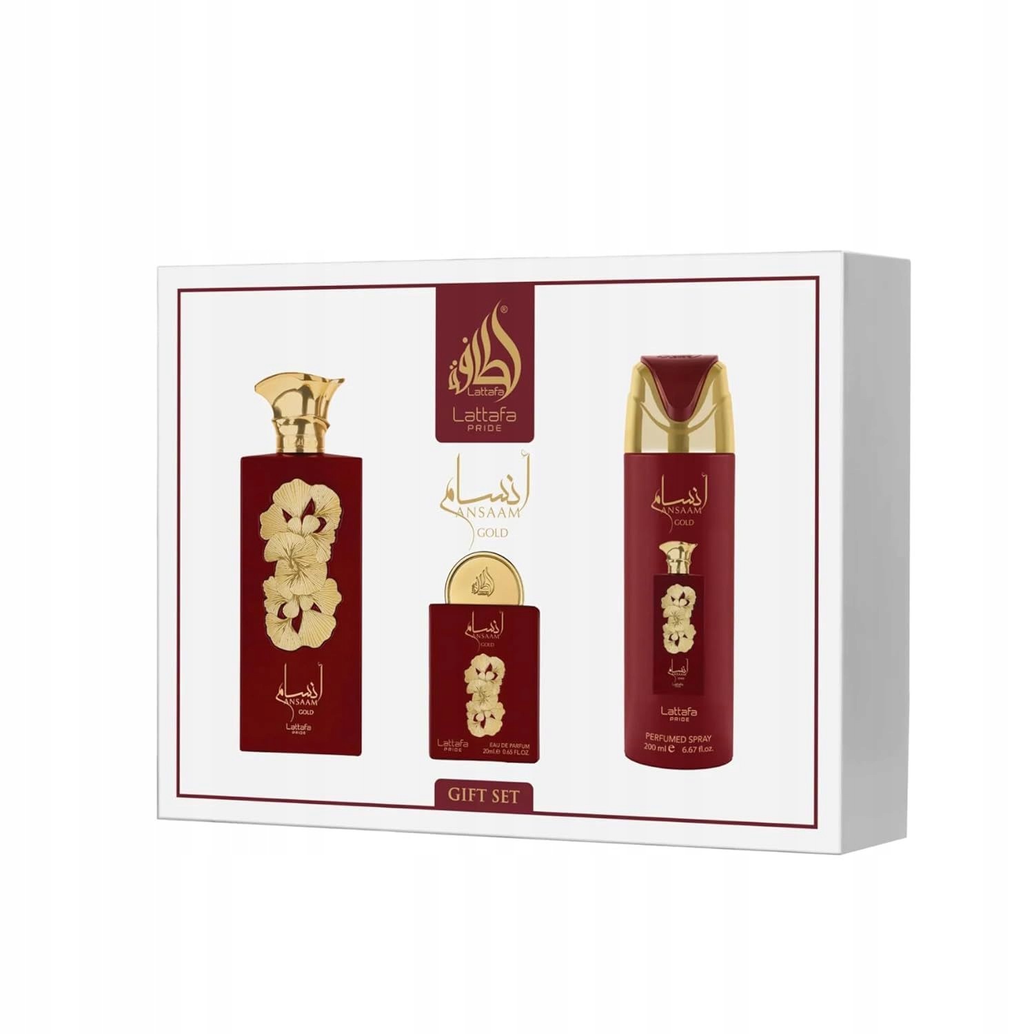 Ansaam Gold Edp 100 Ml+edp 20 Ml+deodorant Ve Spreji 200 ML