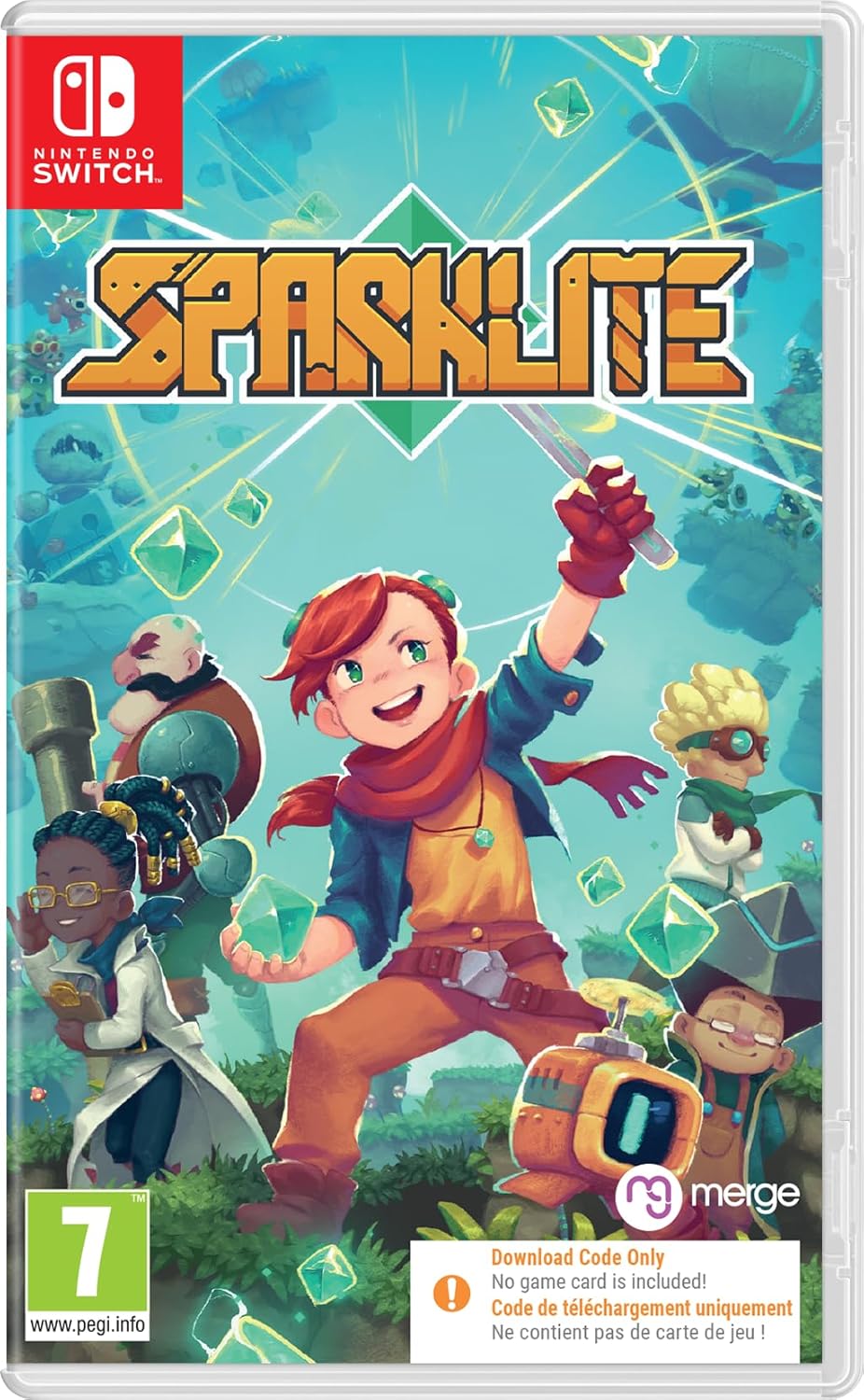Sparklite Nintendo Switch przygodówka w pixelowym stylu