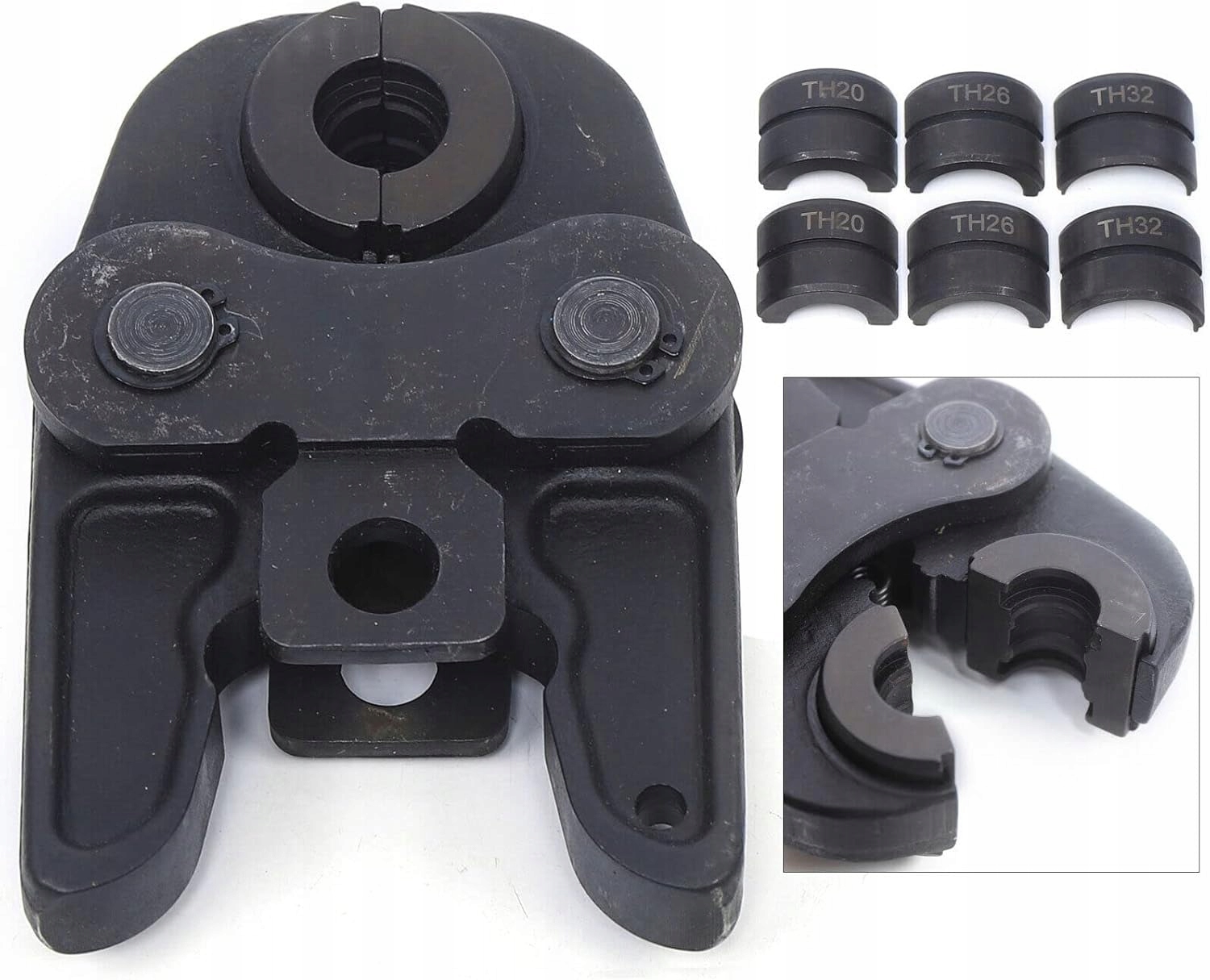 Upínací čelisti pro krimpovač trubek Pex Přítlačné formy TH16-20-26-32