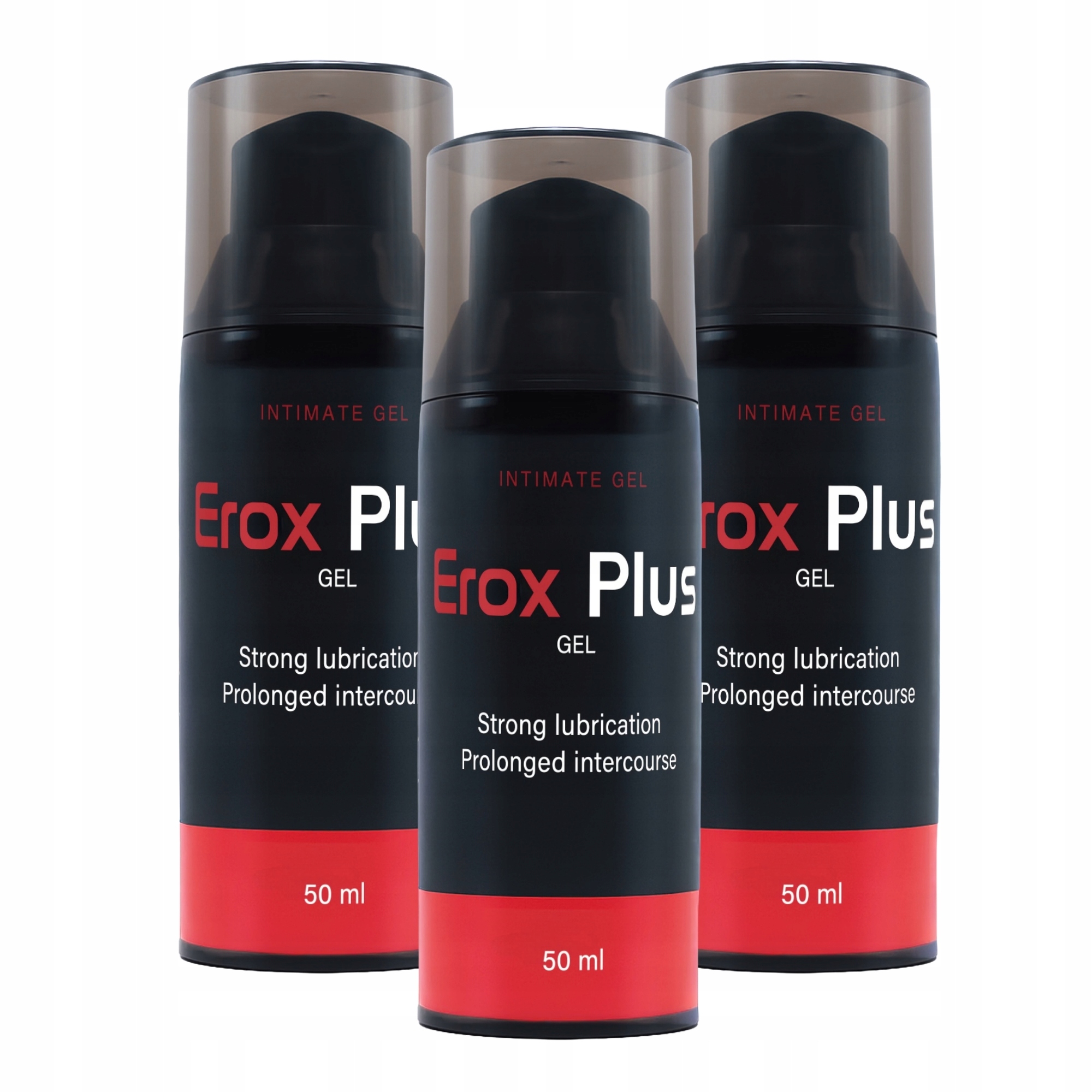 3x Erox Plus Gel – intimní gel pro posílení a udržení erekce
