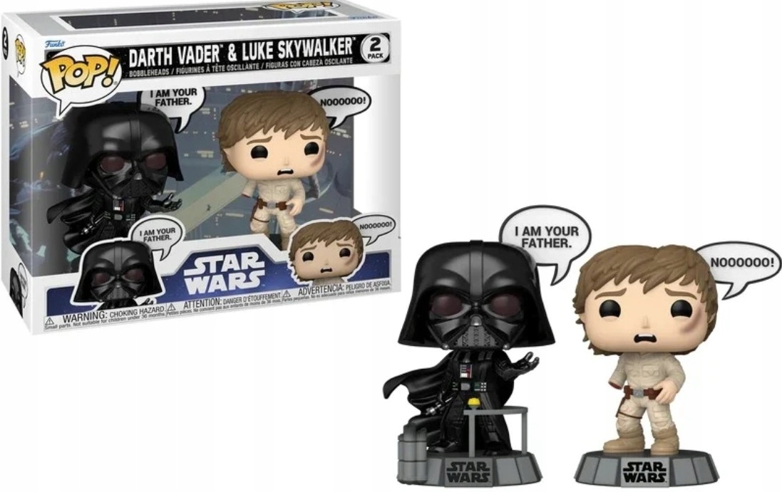 Funko Pop! Star Wars 2 Pack Darth Vader & Luke Sada figurek