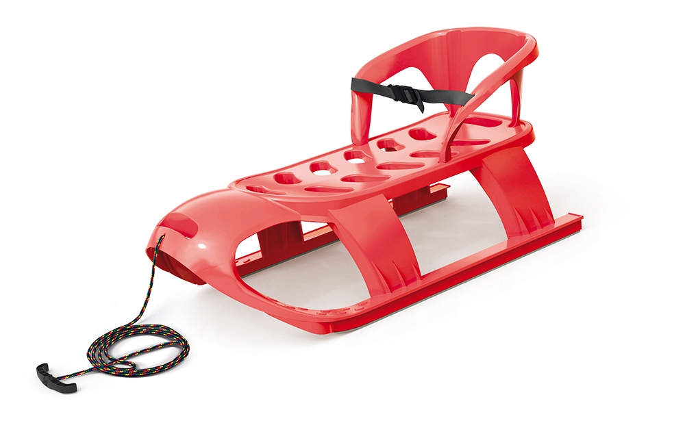 Sanki z oparciem Bezzy Seat Czerwony
