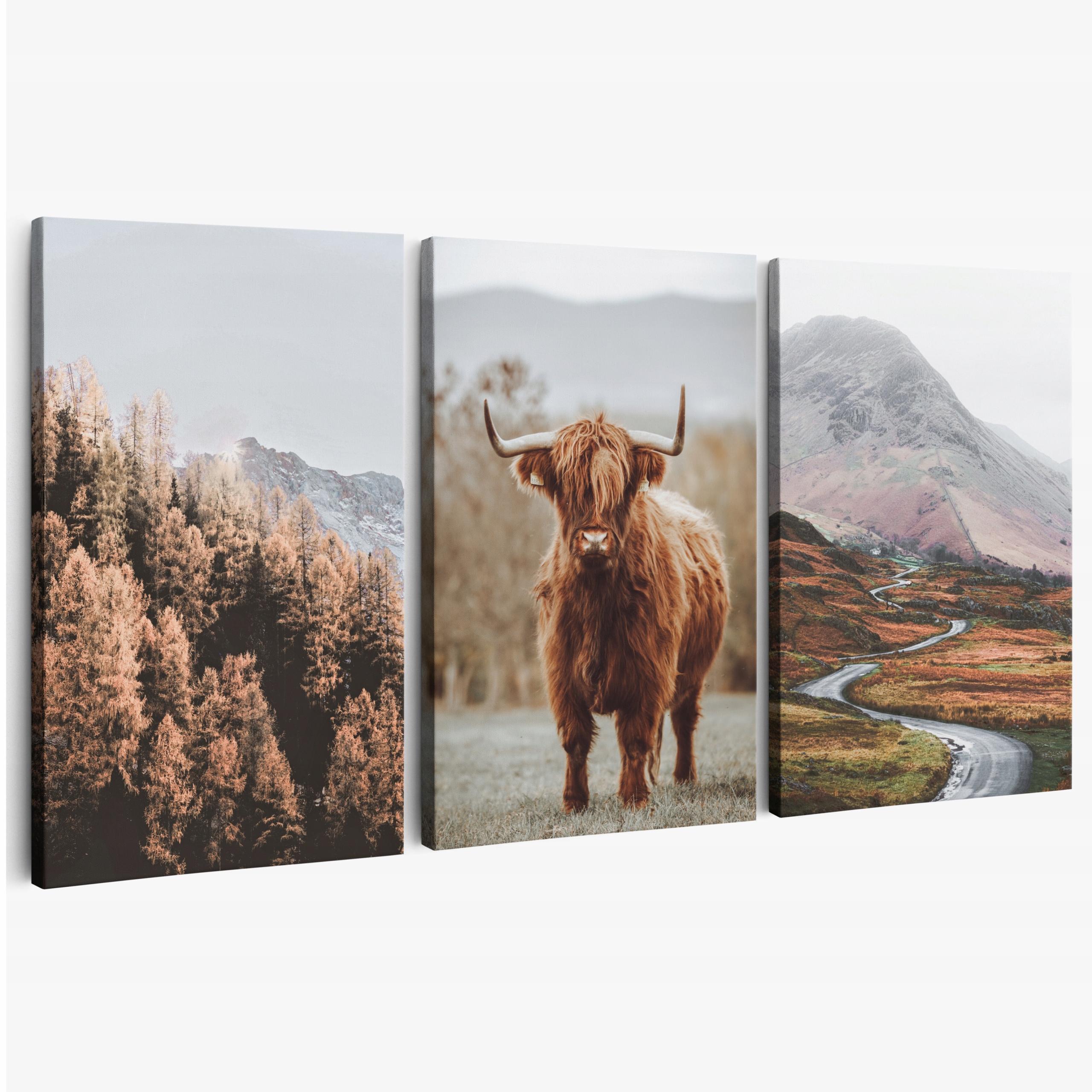 Obraz Na Plátne 180 cm Obrazy Do Obývacej Izby Na Stenu 3 ks Hory *veľa vzorov