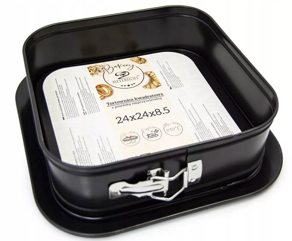 

Tortownica kwadratowa 24x24 forma do ciasta blacha