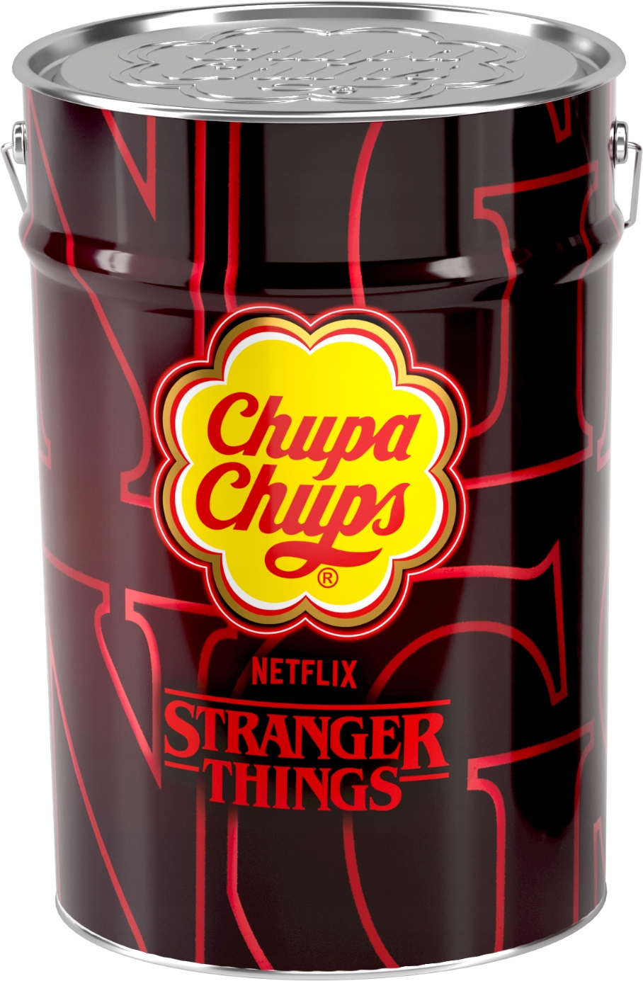 Chupa Chups x Stranger Things Netflix lizakiMEGA puszka 1000 sztuk, 06-2028