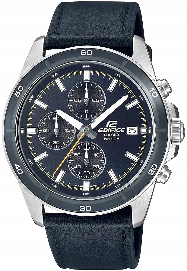 Pánské Hodinky Casio Edifice s chronografem na řemínku, 10 rysek, originální Krabička
