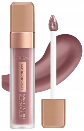 MATOWA POMADKA DO UST WODOODPORNA Z NUTĄ CZEKOLADY LOREAL CHOCOLATS 842