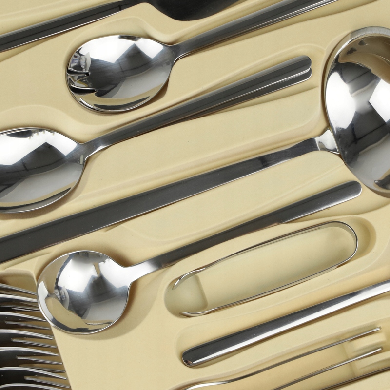 SZTUĆCE ZESTAW SZTUĆCÓW na 12 osob 72el w WALIZCE KOMPLET OBIADOWY Linia Diana