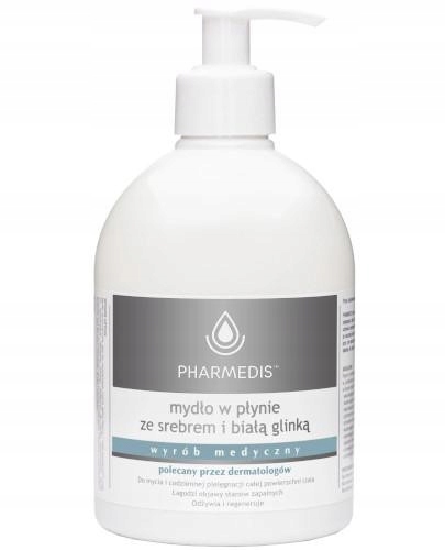 

Pharmedis mydło w płynie srebro biała glinka 500ml