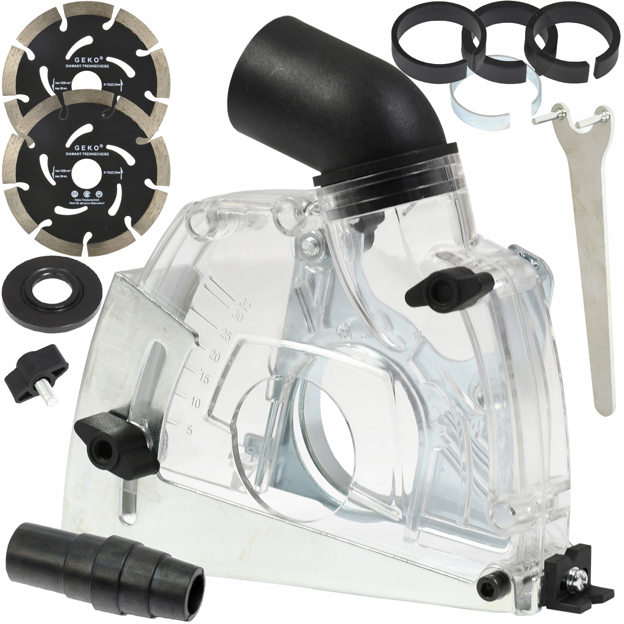 OSŁONA PRZECIWPYŁOWA DO SZLIFIERKI BRUZDOWNICA + T