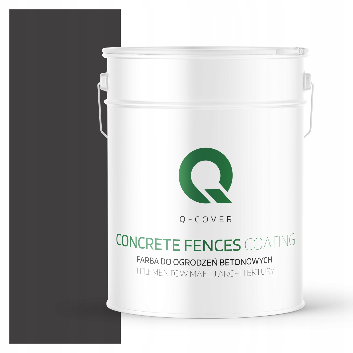 Farba Na Maľovanie Plotov Betónových Kvetináčov Farba Čierna F268 10L