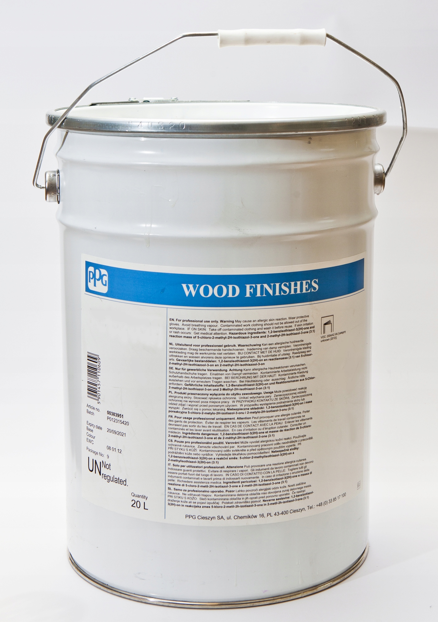 Ppg Wood Finishes| TE114QO 9016 20L Farba kryjąca do drewna [ral 9016]