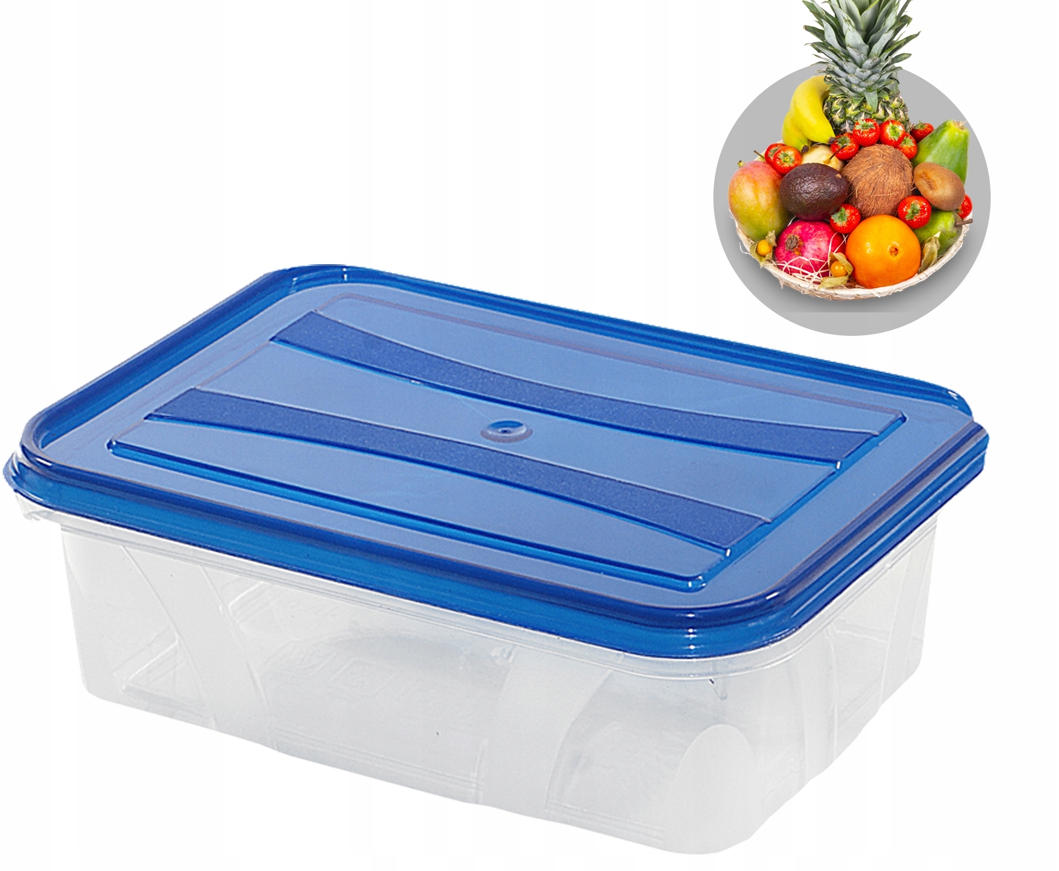 MŰANYAG ÉTELTÁROLÓ DOBOZ ERŐS 0,7L