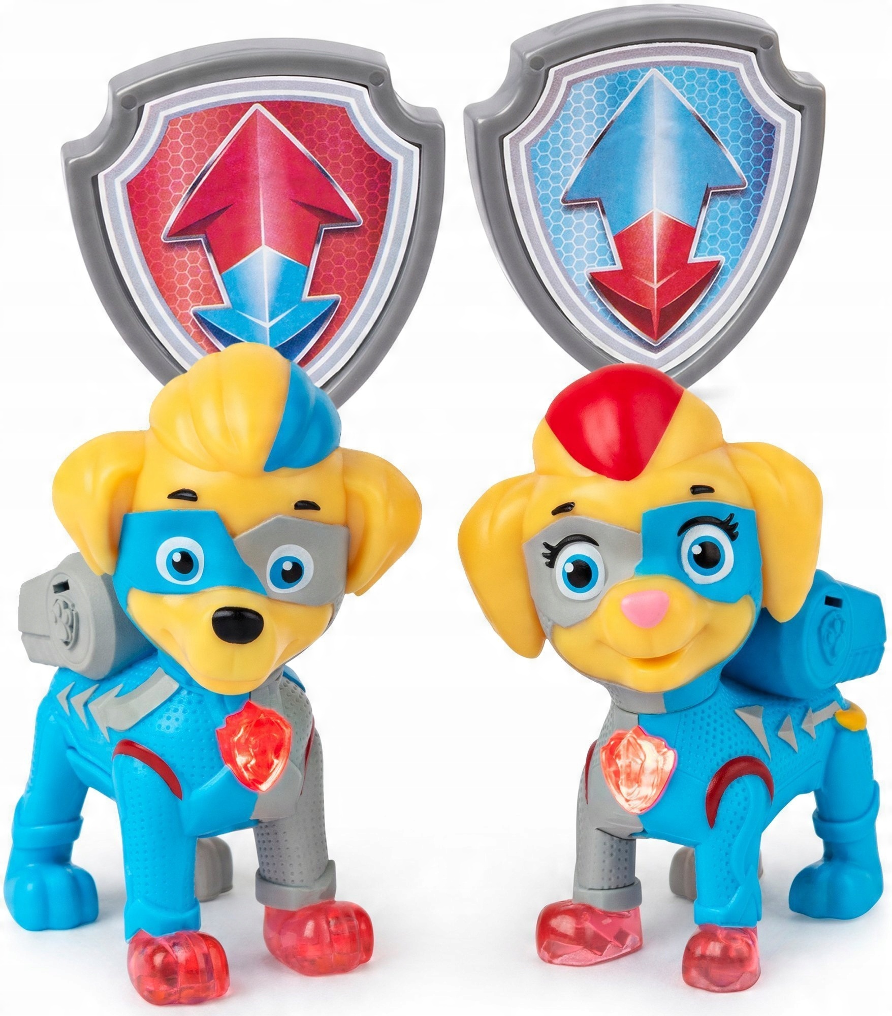 

Psi Patrol Bliźniaki Mighty Twins 2 Figurki Światł