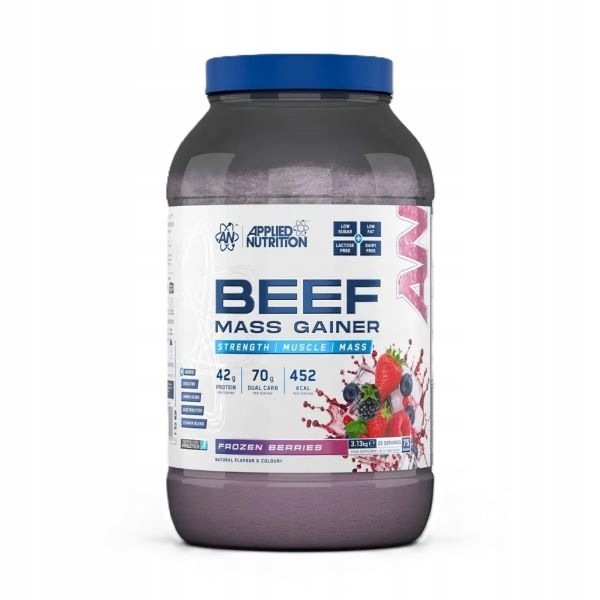 Applied Nutrition Beef Mass Gainer, Frozen Berries, 3130 g
