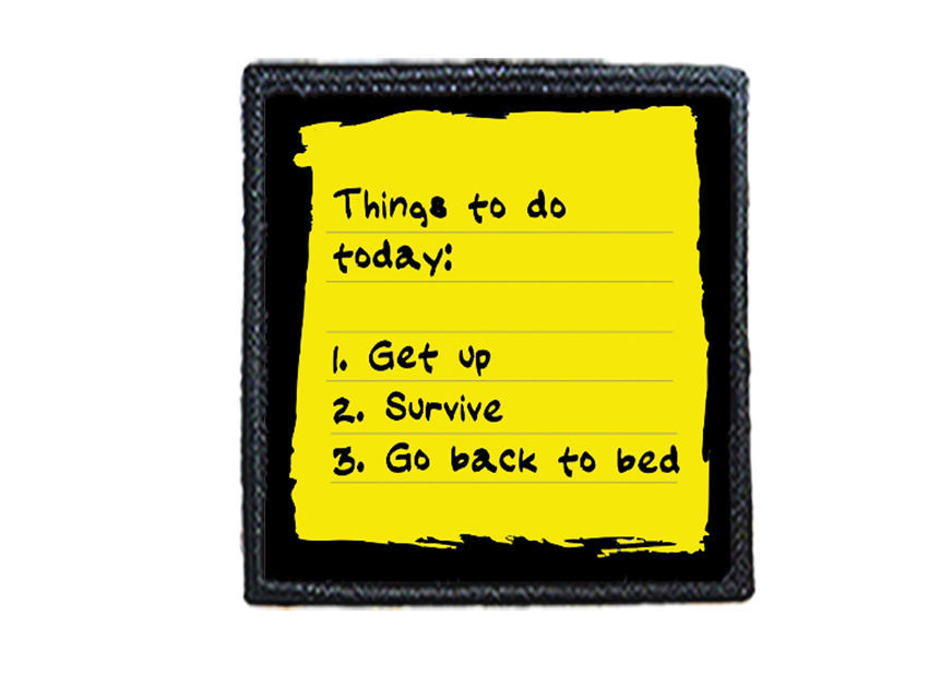 

Naszywka Things To Do Today...