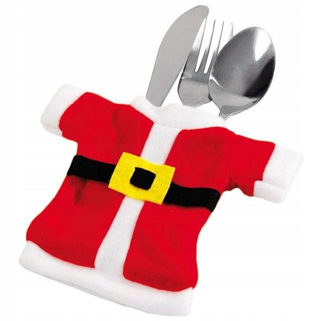 ETUI na SZTUĆCE pokrowiec strój ŚWIĘTA MIKOŁAJ x1