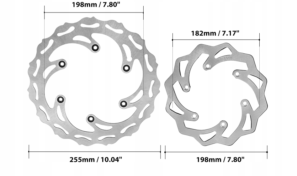 Brzdové Kotúče Predné Zadné Ktm Husqvarna Gas Gas Husaberg brzdový kotúč