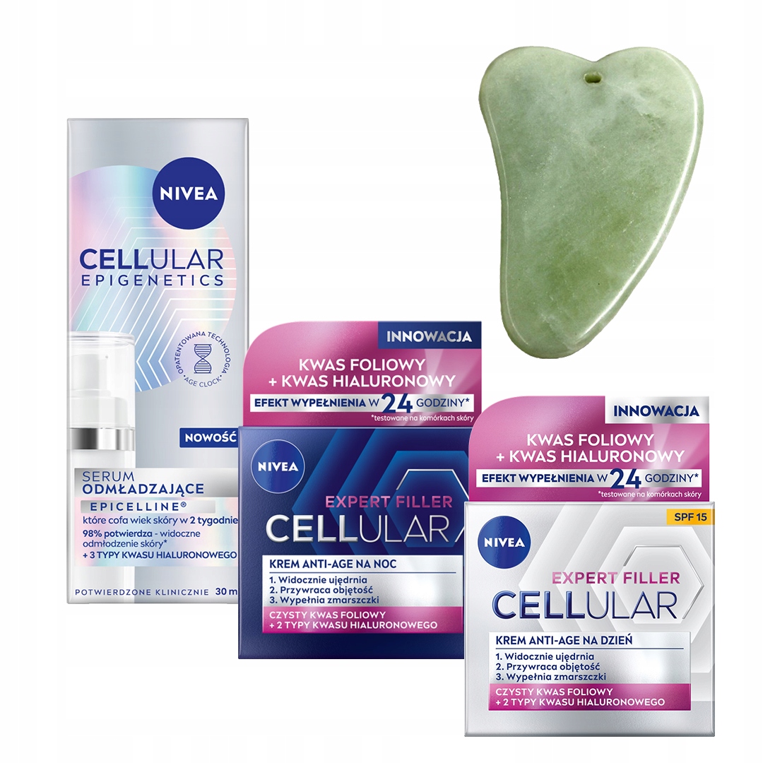 Nivea Cellular Dárek k Dni matek Sérum+ Denní noční krém+ Bonus