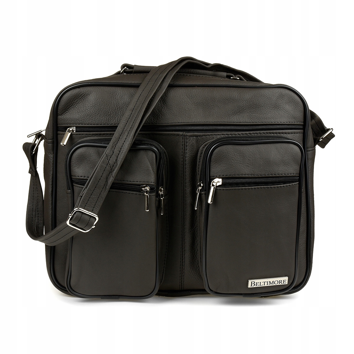 duża A4 SKÓRZANA TORBA męska do pracy SKÓRA G69 Marka Beltimore