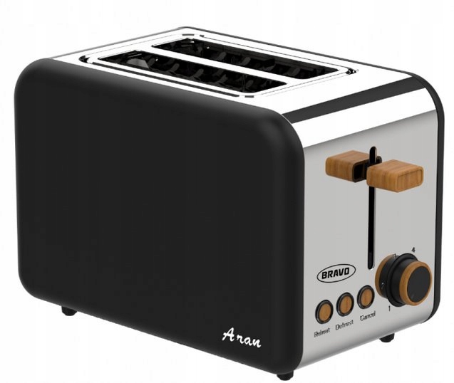 Toster Bravo Aran B-4935, czarny