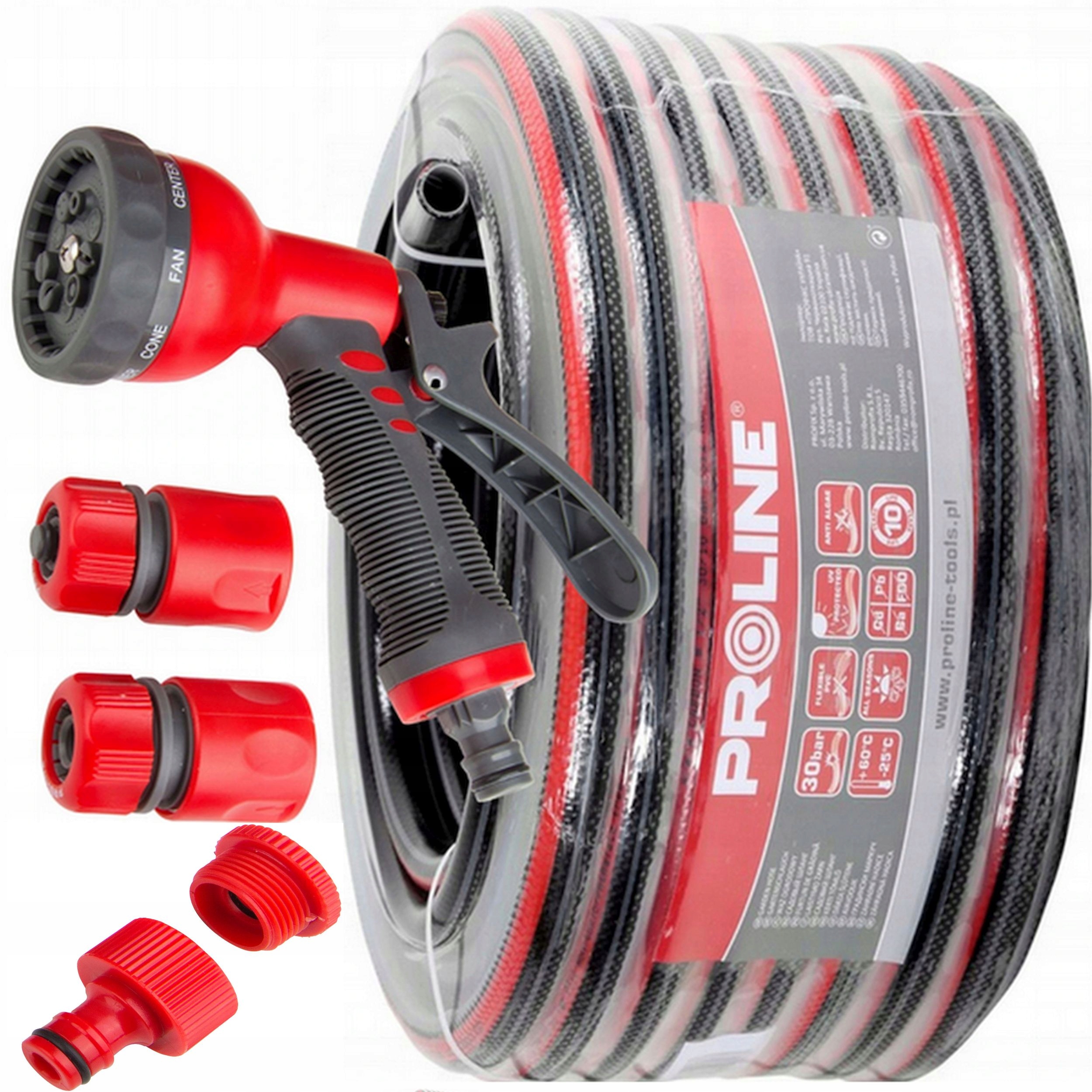 

Proline Wąż ogrodowy 4-warstwowy Premium 3/4 30m