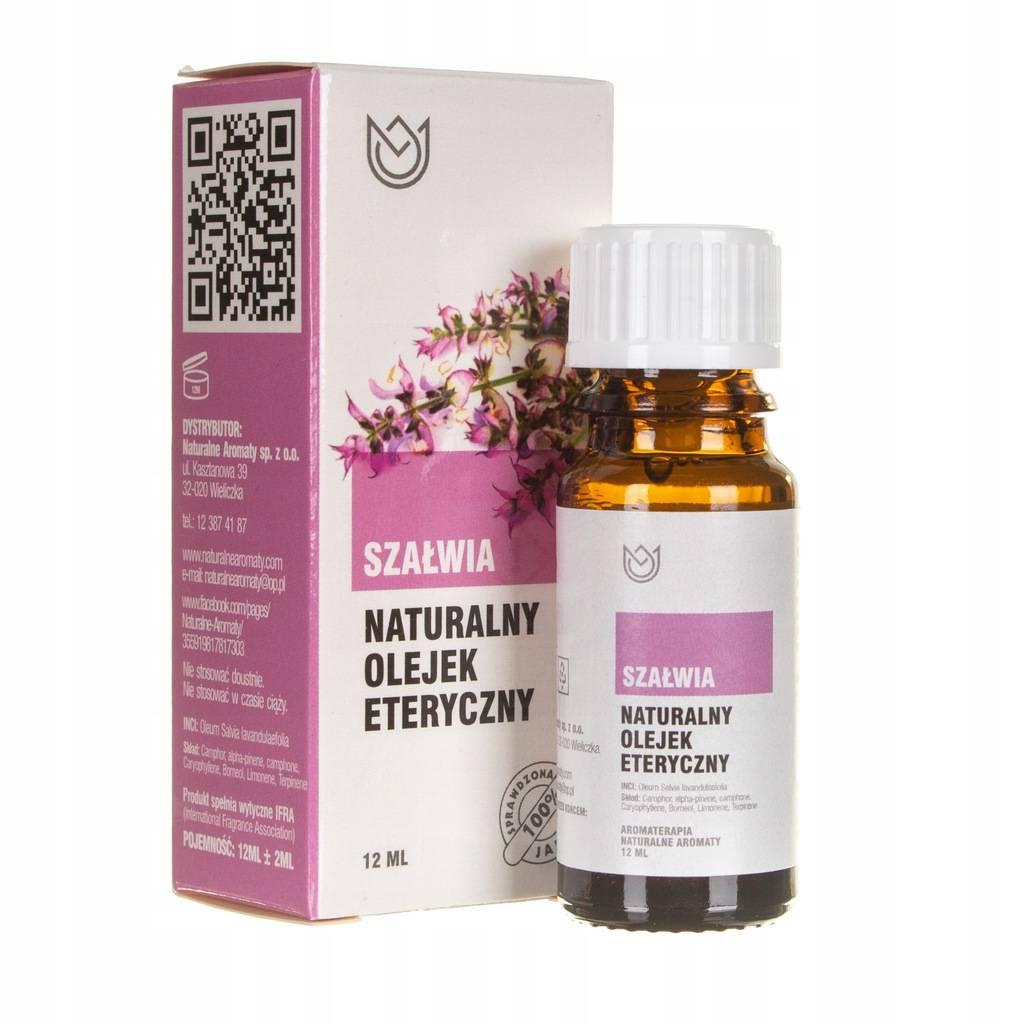 

Naturalne Aromaty olejek Szałwia 100% 12ml