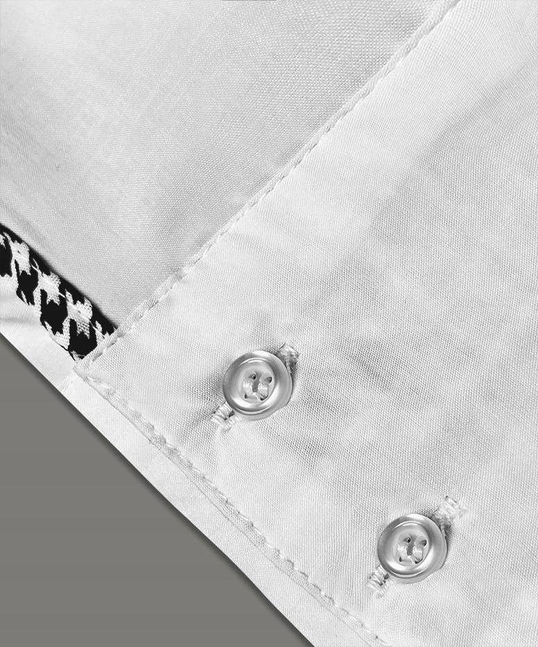 ELEGNACKA BLUZKA DŁ.RĘKAW WD16113 BIAŁA L (40) Rozmiar L