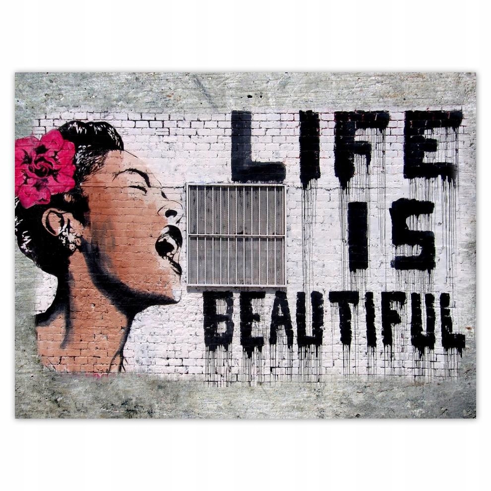 

Plakat 40x30 Life is Beautiful Banksy