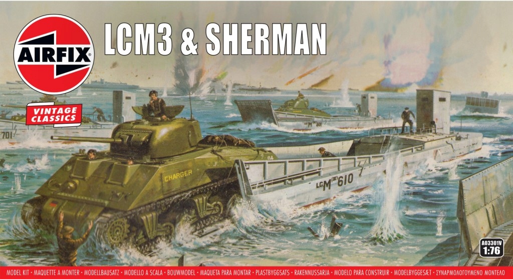 Airfix 03301V LCM3 & Sherman 1:76