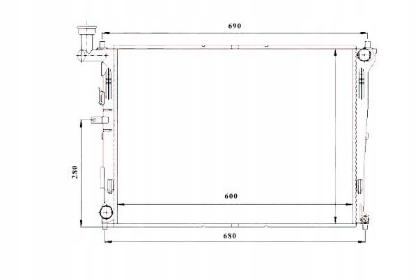 NRF CHŁODNICA KIA CEE'D 1,4/1,6 06