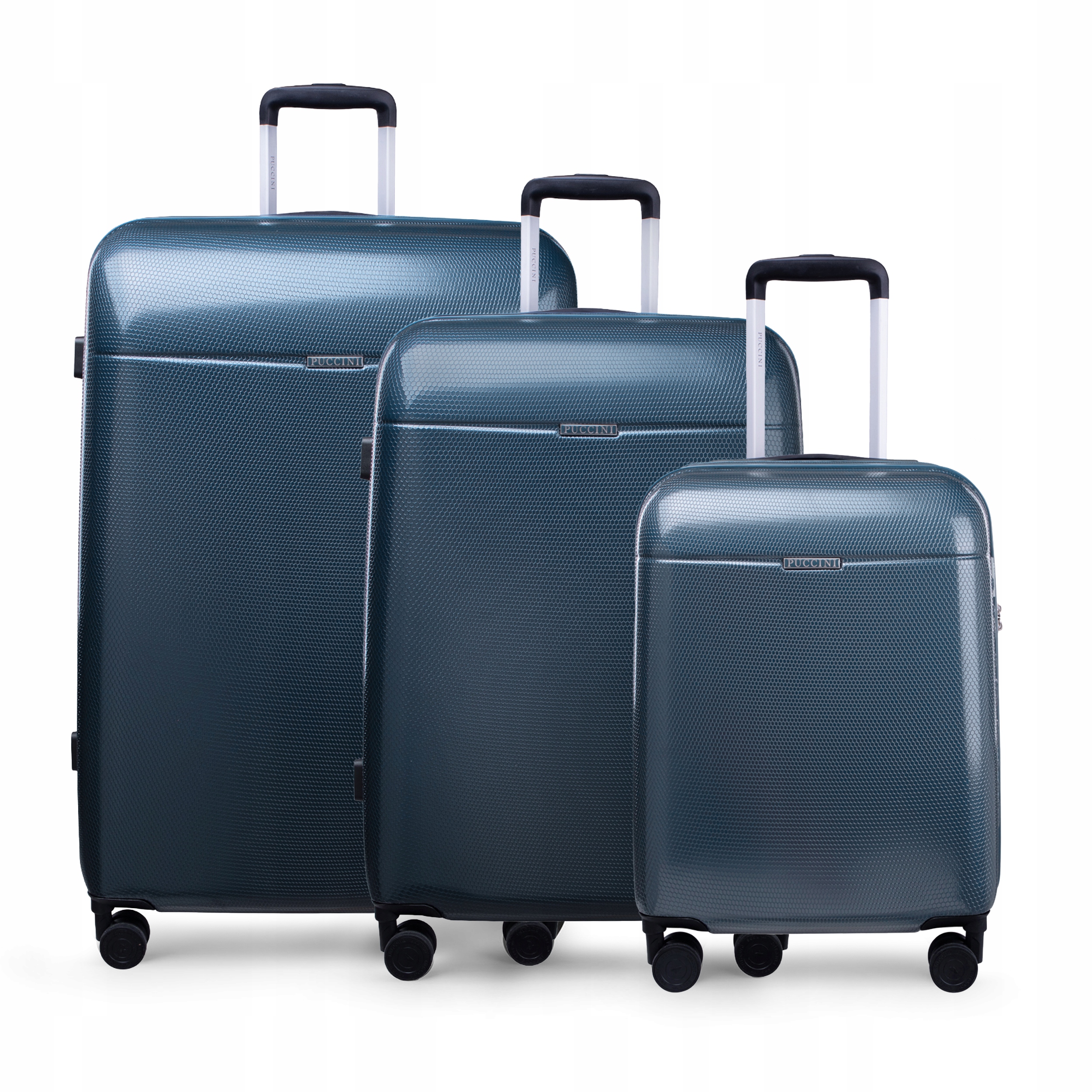Puccini Zestaw Walizek Podróżnych Pc Poliwęglan Polikarbon 3w1 PC052 7