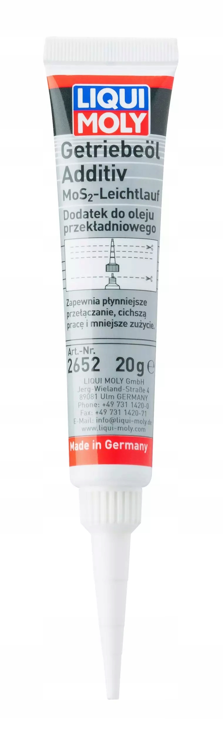 Liqui Moly 2652/1040 Dodatek Do Oleju Przekładniowego 20G.
