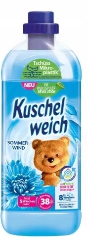

Kuschelweich niebieski płyn płukania 1L Sommerwind