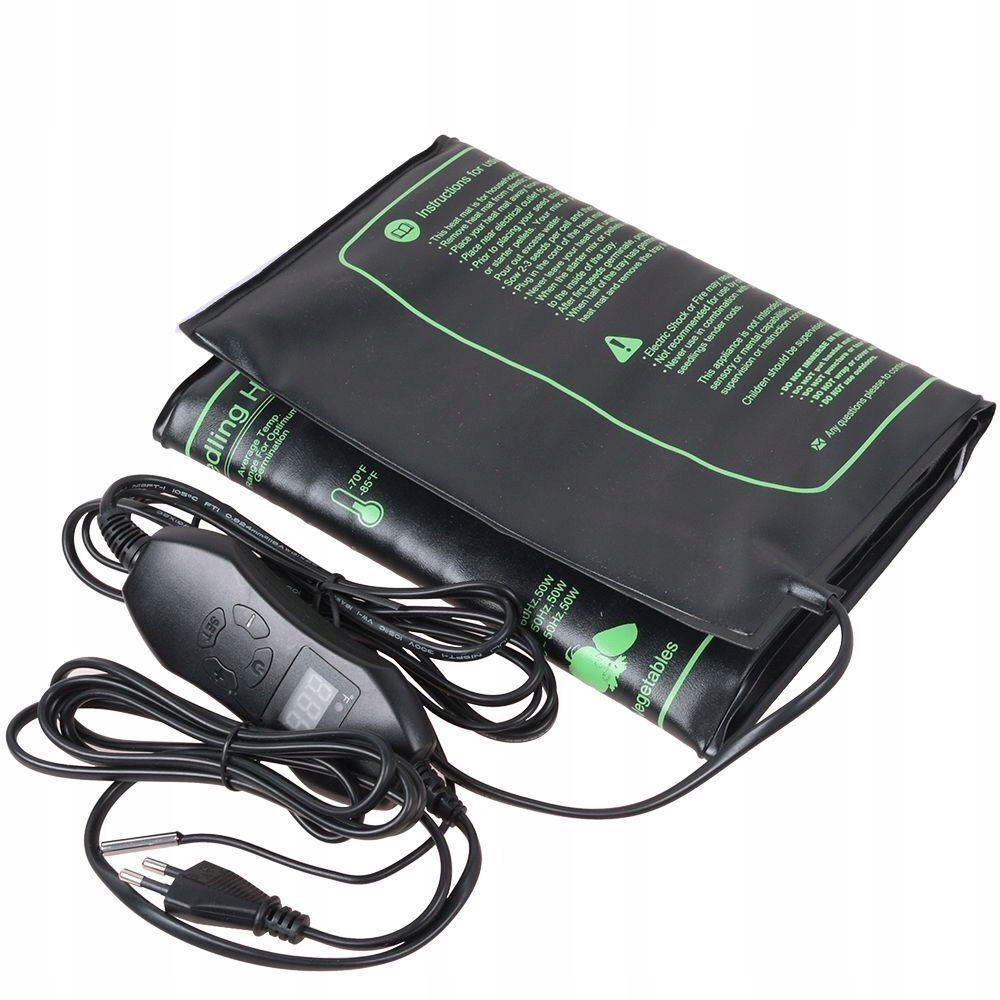 Levně Topný Rohož S Termostatem Pro Sazenice Rostlin 52x24 cm 50 W