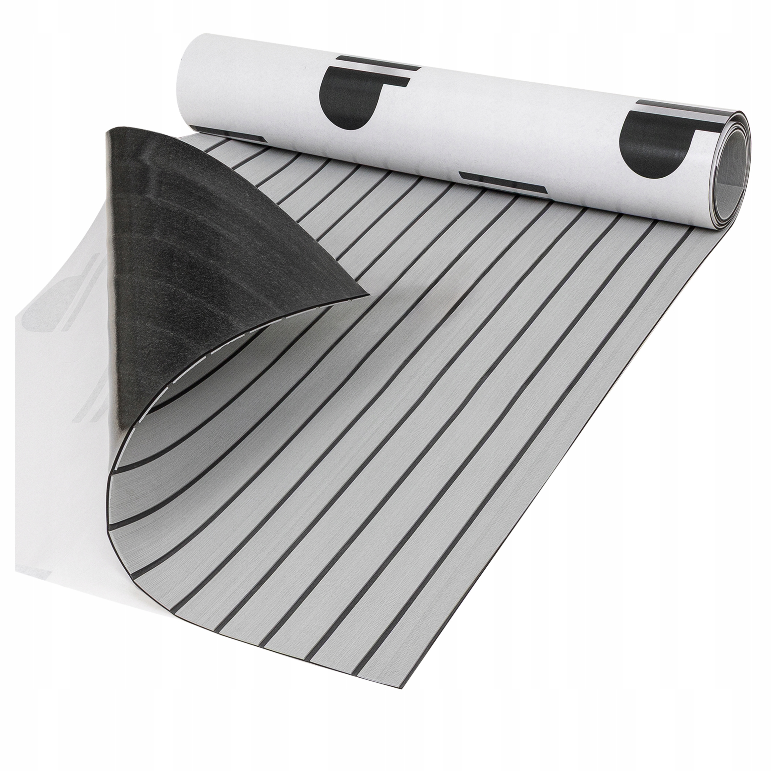 Světle šedá Pěnová podložka na podlahu obytného člunu, samolepicí 0,6 cm