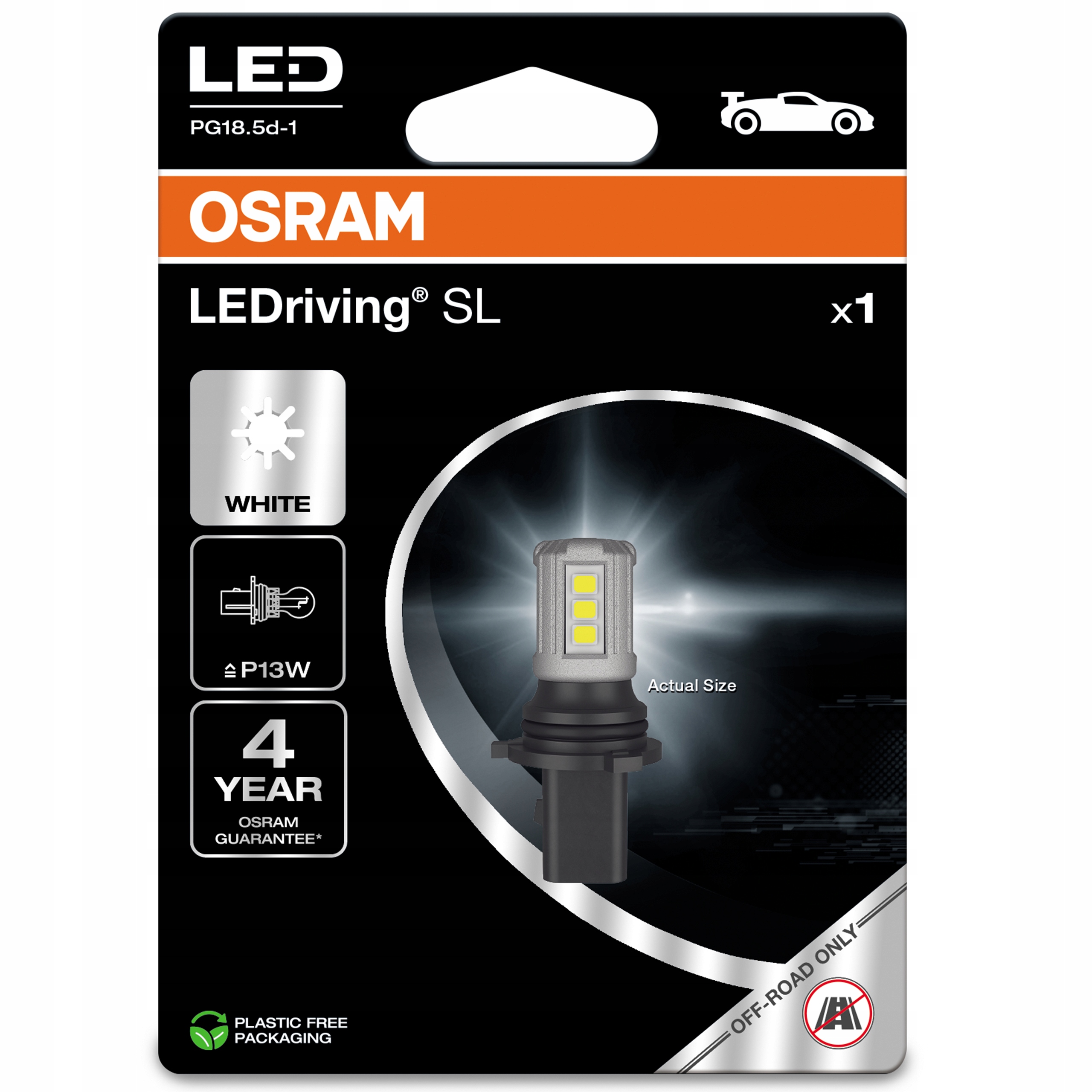 Osram Żarówka Ledowa Led Premium New P13W 6000K Epack