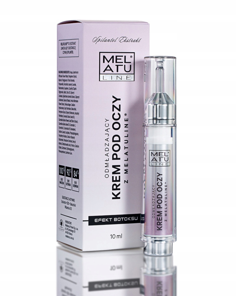 Melatuline Odmładzający krem pod oczy 10ml Botoks bez igły Spilantol