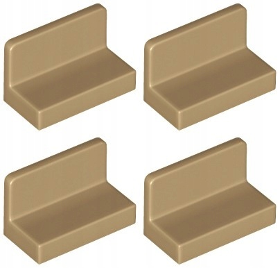 

Lego 4865b Panel 1x2x1 piaskowy ciemny (2g) 4 szt.
