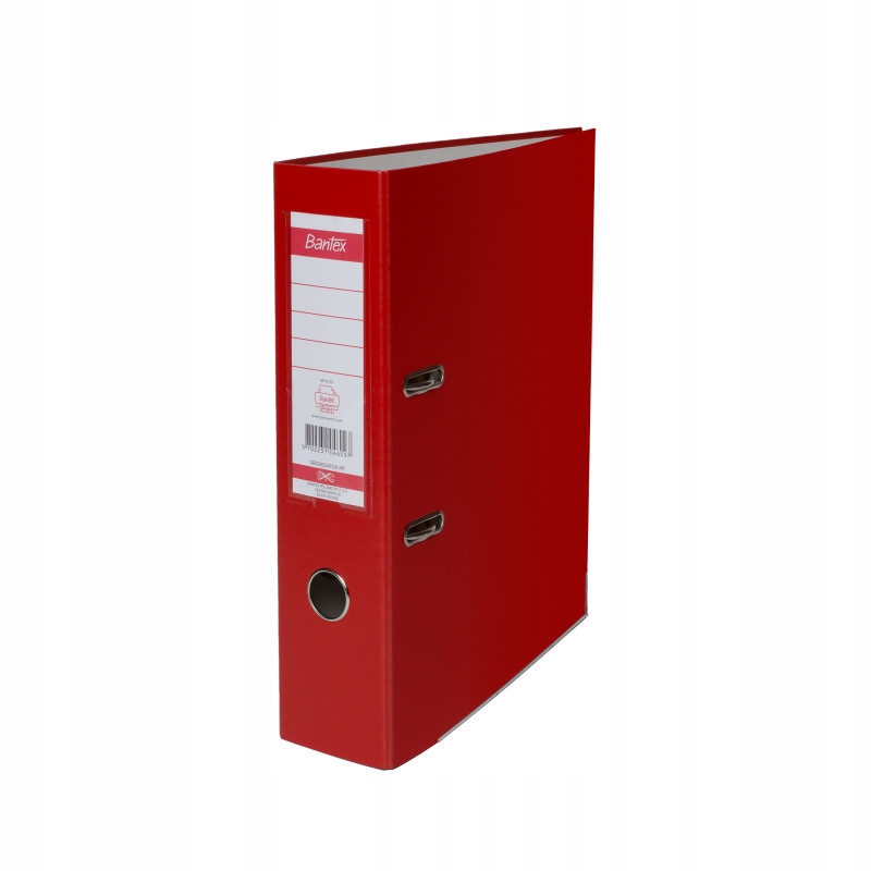 

Segregator dźwigniowy XXL A4/80mm czerwony Bantex
