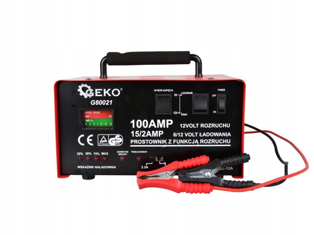 Nabíjačka autobatérií so štartom 6/12V, 100A G80021