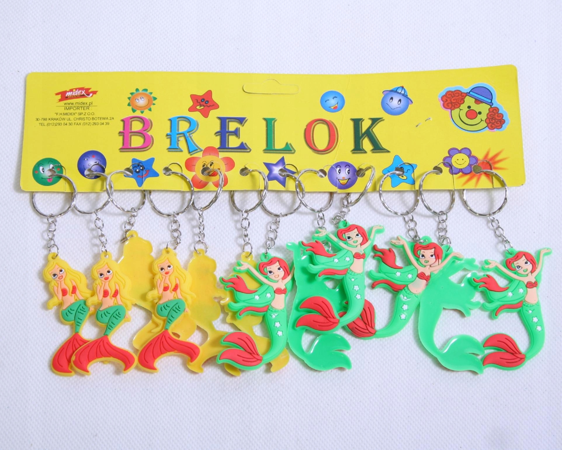 

Brelok Syrenka syrenki breloczek Zestaw 12szt