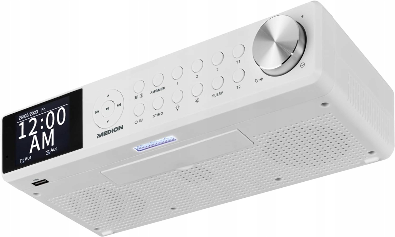 Podszafkowe Kuchenne Radio Cyfrowe Dab+ MD43750 Fm Bluetooth Timer Led 2X3W