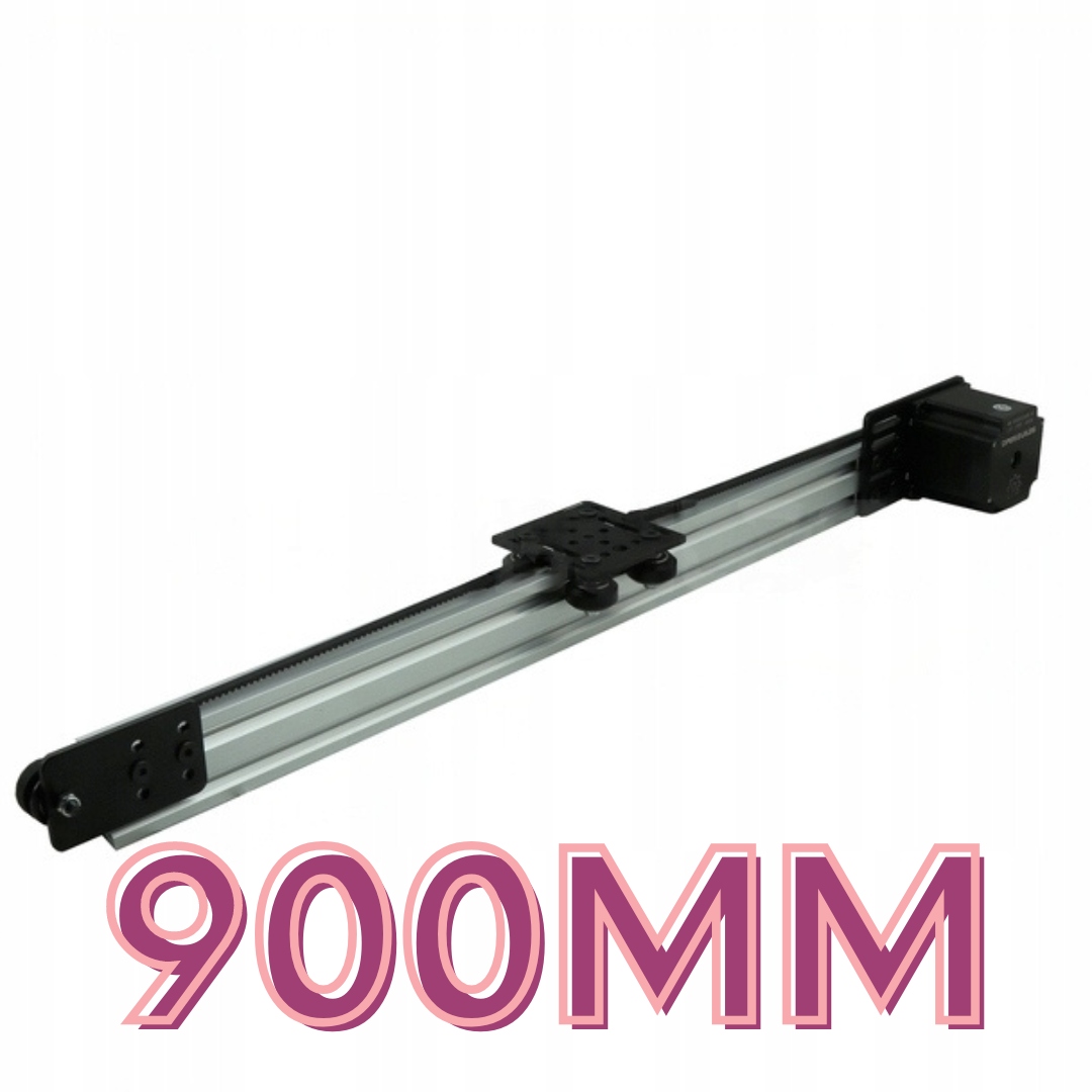 Lineární vedení 900 mm V-Slot s ozubeným řemenem 3GT-NEMA 23 2,45 Nm