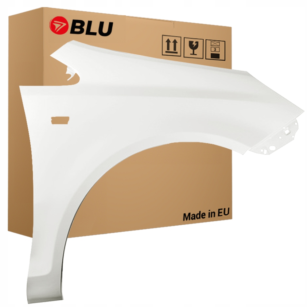 Blu Blatník Opel Corsa D Z474 pravý bílý 06-14 přední pozink CasablancaWeiß