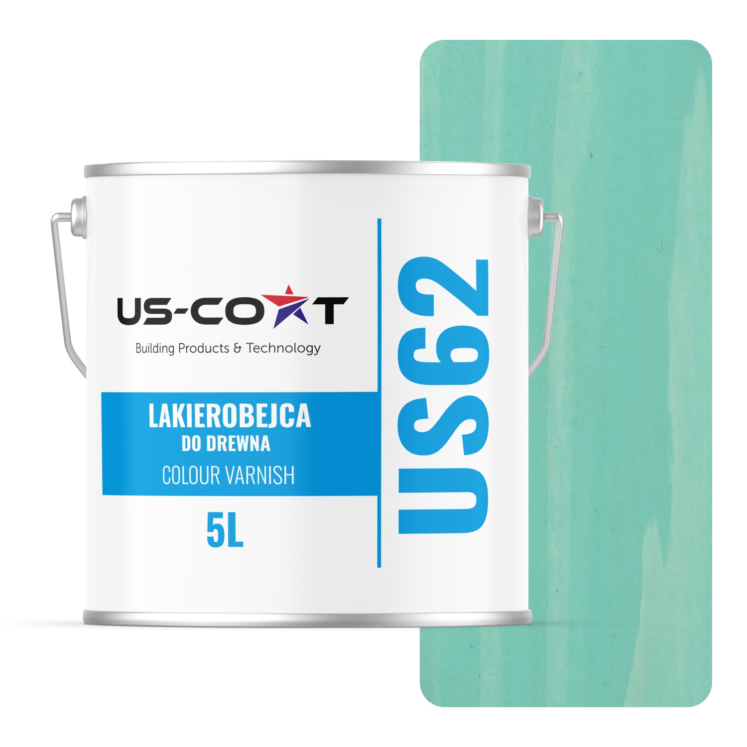 Lak Na Dřevo 3V1 Extra Lazura Barva Tyrkysová Polomatná 5 L Ochranná