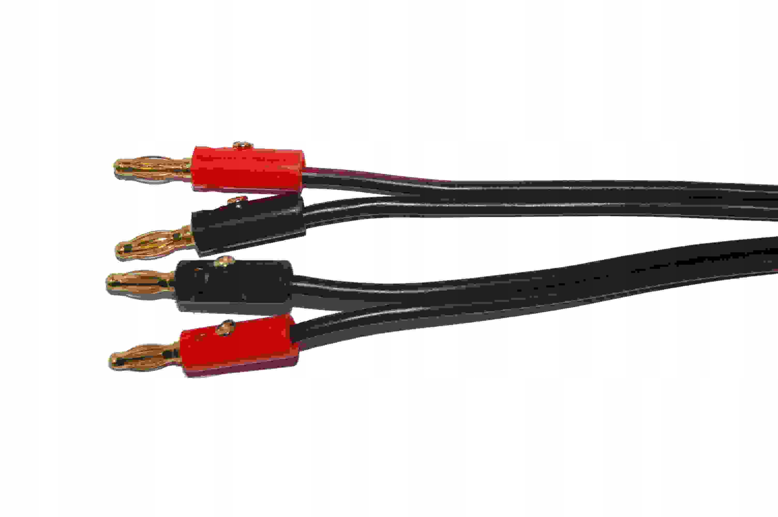 Kabel głośnikowy 2 banany 2 banany, czarny 6m