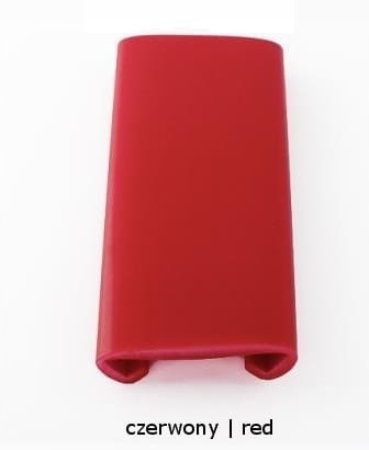 Zábradliová lišta 40x6 mm Červená 20 mb