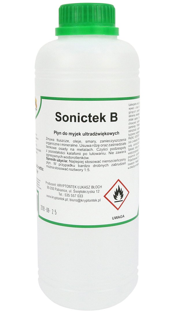 

Sonictek B Płyn Od Myjek Ultradzwiękowych 1L